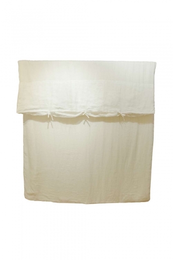 DUVET COVER 100% LINEN - White