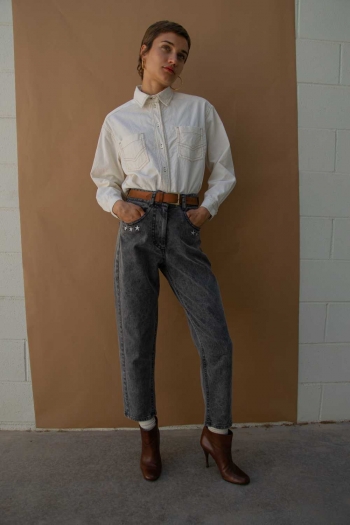 AVA SHIRT IN CORDUROY - White