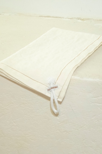 KITCHEN RAG 100% LINEN - White