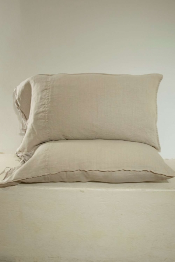 PILLOWCASE 100% LINEN - Stone