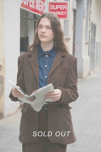 BOYFRIEND BLAZER IN CORDUROY