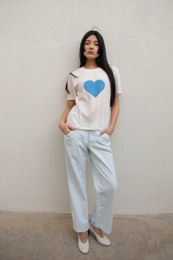 CAMISETA MAN BLUE HEART