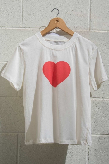 CAMISETA MAN RED HEART -...