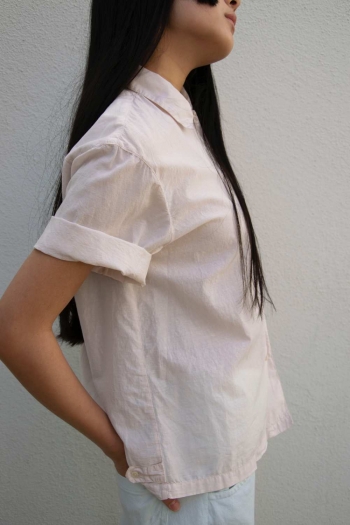 BOY POPLIN SHIRT - Nude