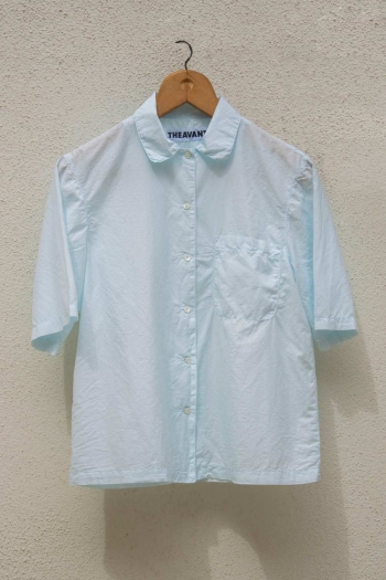 BOY POPLIN SHIRT - Light Blue