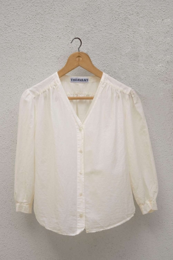 CARINE POPLIN SHIRT - Light...