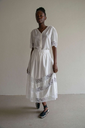 FALDA GIRL - Blanco