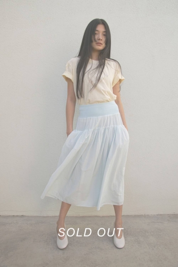 CHARLOTTE SKIRT IN POPELIN...