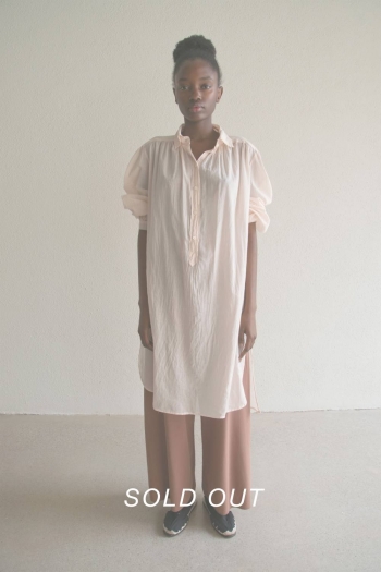 SARI LONG SHIRT - Nude