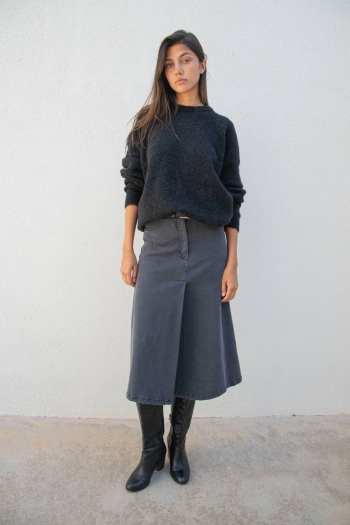 FALDA LOVE PLEAT - Black