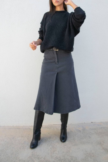 FALDA LOVE PLEAT - Black