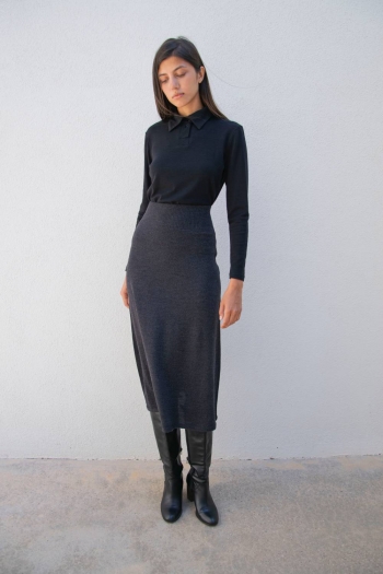 MARSEILLE MERINO SKIRT -...