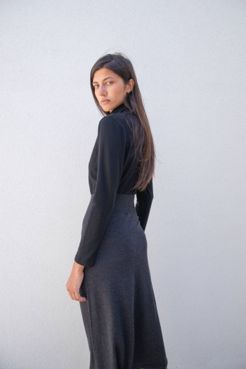 MARSEILLE MERINO SKIRT -...
