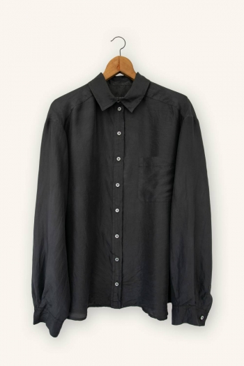 MAN PONGE SHIRT - Black