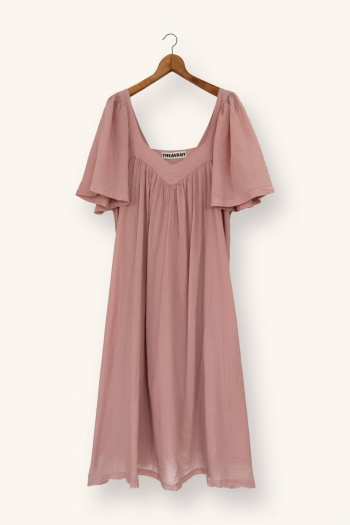 JADE DRESS V-NECK - Skin