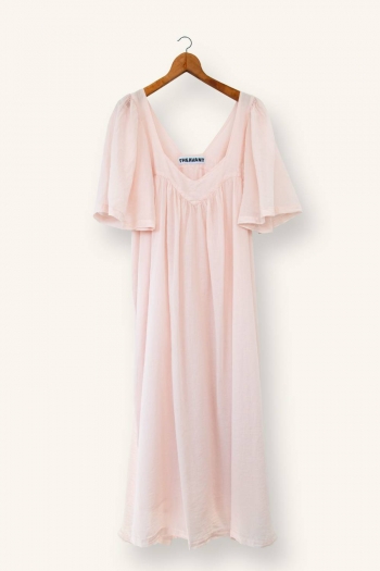 JADE DRESS V-NECK - Light pink