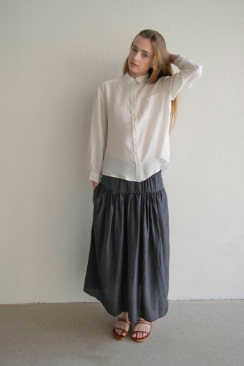 CHARLOTTE SKIRT IN SILK -...