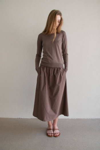 FALDA FLAIR - Marrón Xoco