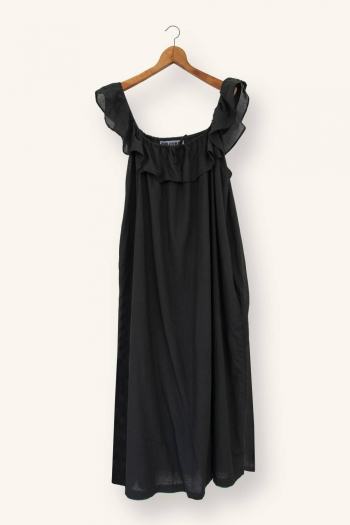 BLOSSOM DRESS - Black