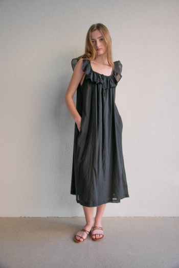 BLOSSOM DRESS - Black