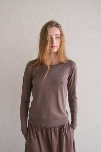 BEBE ROUND NECK SWEATER -...