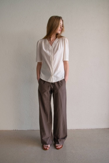 JOGGER POPLIN PANTS -...