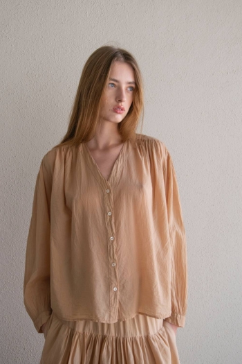 VINTAGE V-NECK SHIRT - Amber
