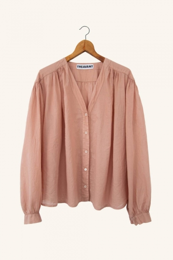 VINTAGE V-NECK SHIRT - Skin