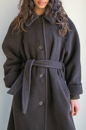 TRENCH ECOLE EN LANA -...