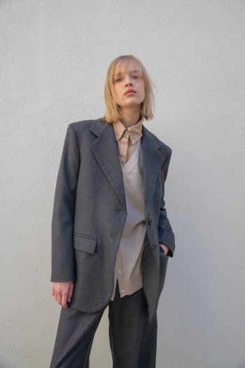 CHAQUETA CARLO'S - Gris Humo