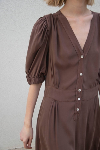 VESTIDO SARI MANGA CORTA -...