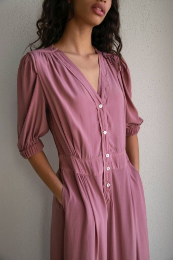 VESTIDO SARI MANGA CORTA -...