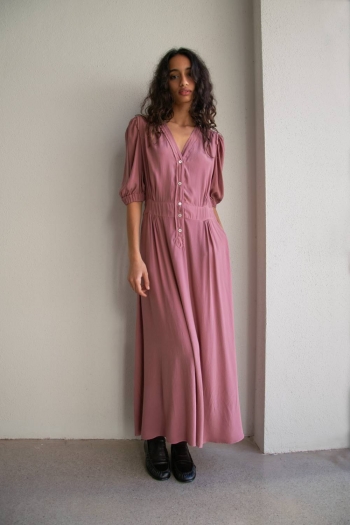 VESTIDO SARI MANGA CORTA -...