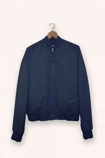 BOMBER POPELIN - Azul oscuro