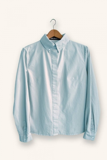 CAMISA LA FEMME - Azul cielo